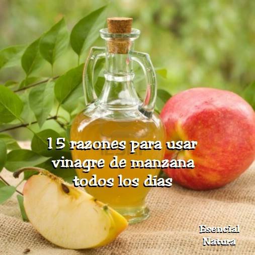 15 razones para usar vinagre de manzana todos los días