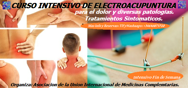 Curso de Electroacupuntura para el dolor y mas. Marzo En México